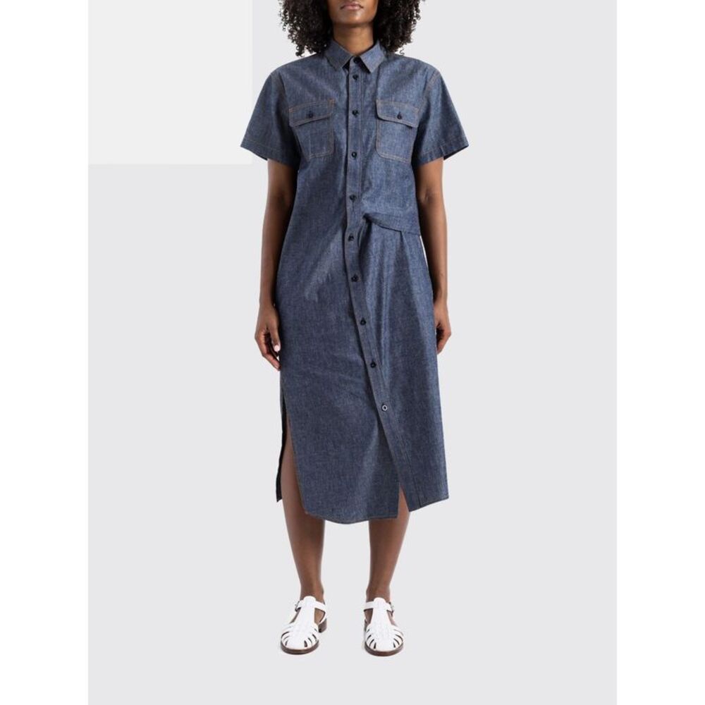 Sacai Dress Woman Blue